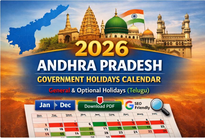 2026 Andhra Pradesh Government Holiday Calendar - SnehaJobs.com